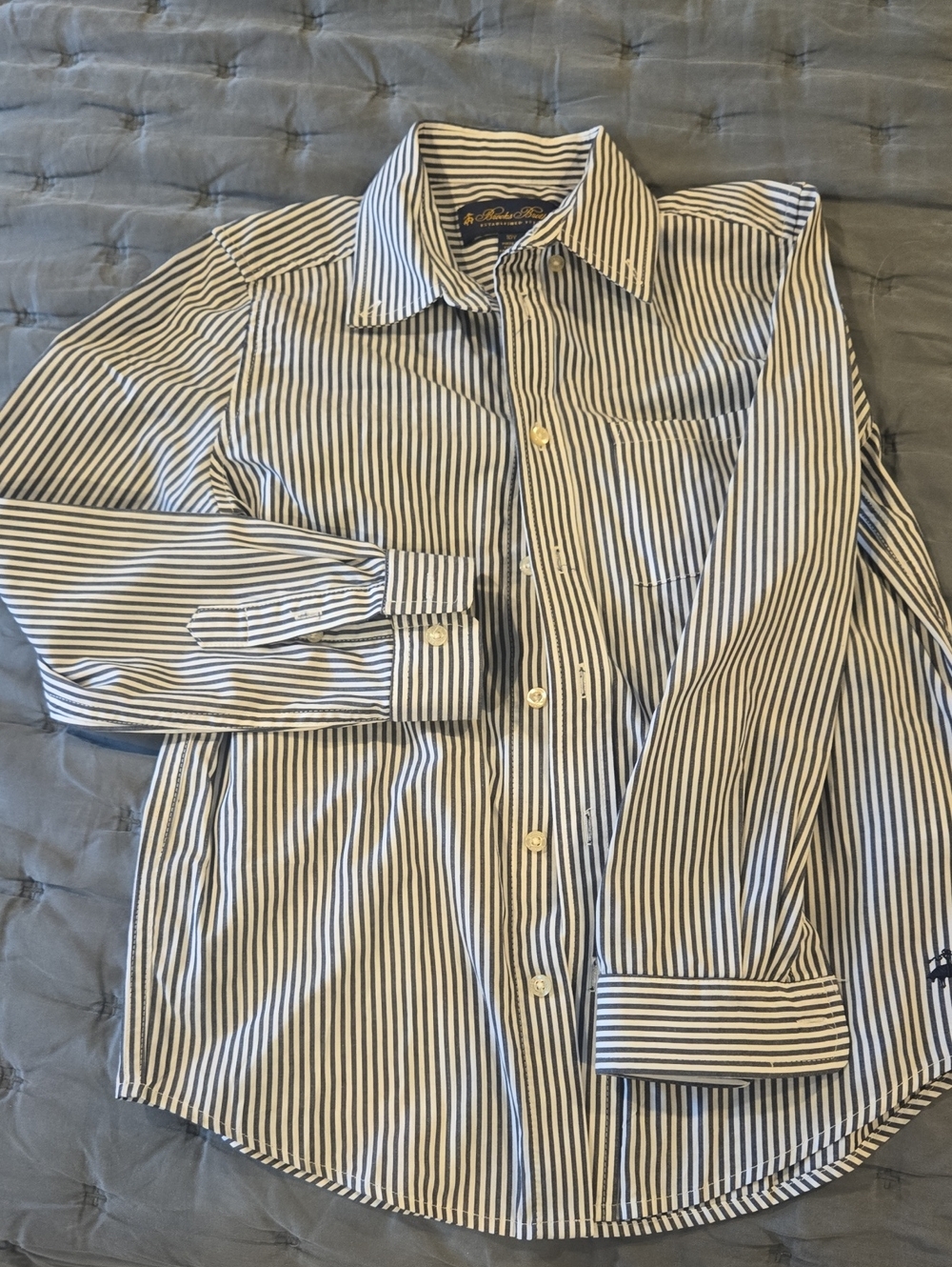 Brooks Brothers Kids Striped Button-Up Shirt